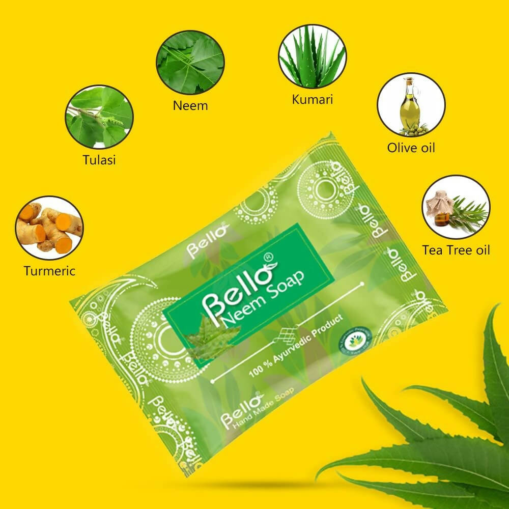 Bello Herbals Herbal Neem Soap | Grocsy