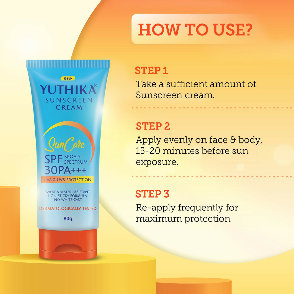 Yuthika Sunscreen Lotion SPF 30 PA+++ | Grocsy