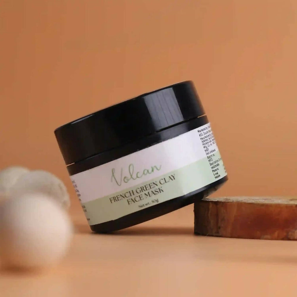The Wellness Shop Volcan French Green Clay Face Mask | Grocsy