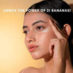 The Skin Diet Company Banana Brightening Under-Eye Cream - Dark Circles, Fine Lines with Niacinamide | Grocsy