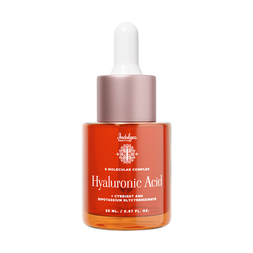 Indulgeo Essentials 5 Molecular Complex Hyaluronic Acid Lightweight Face Serum | Grocsy