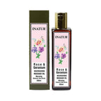 Inatur Rose & Geranium Nourishing Massage Oil | Grocsy