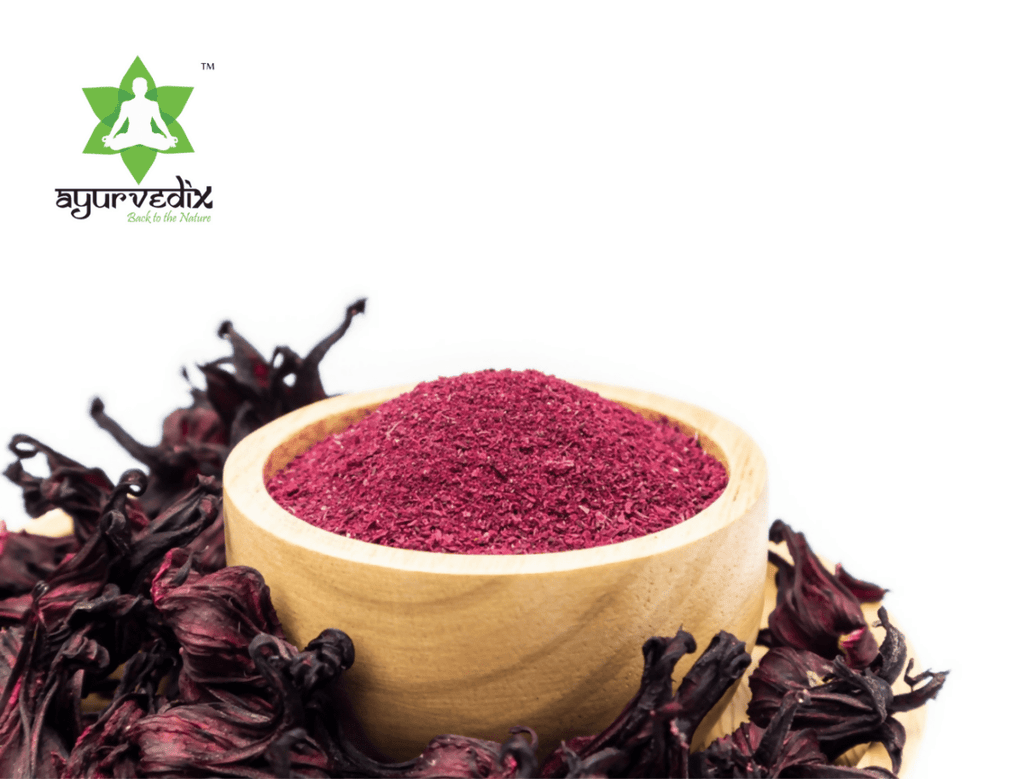 Ayurvedix Organic Hibiscus Flower Powder | Grocsy