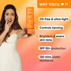Dot & Key Mango Detan Oil-Free Sunscreen Gel SPF 50+ PA+++ | Grocsy