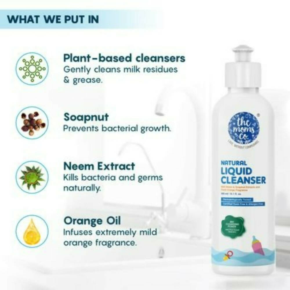 The Moms Co Natural Liquid Cleanser | Grocsy