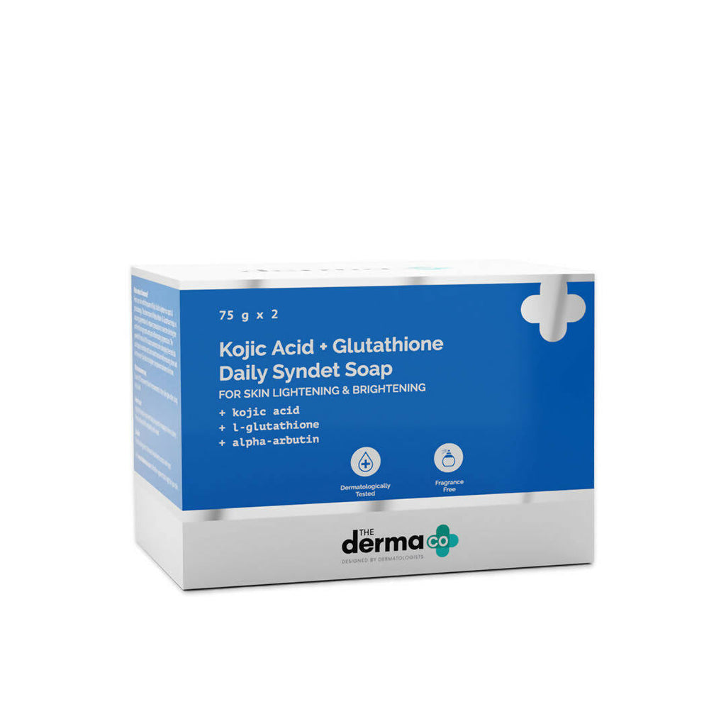 The Derma Co Kojic Acid Syndet Soap with Glutathione | Grocsy