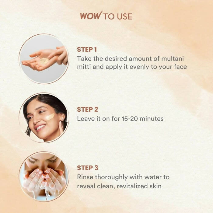 Wow Skin Science Multani Mitti Face Pack | Grocsy