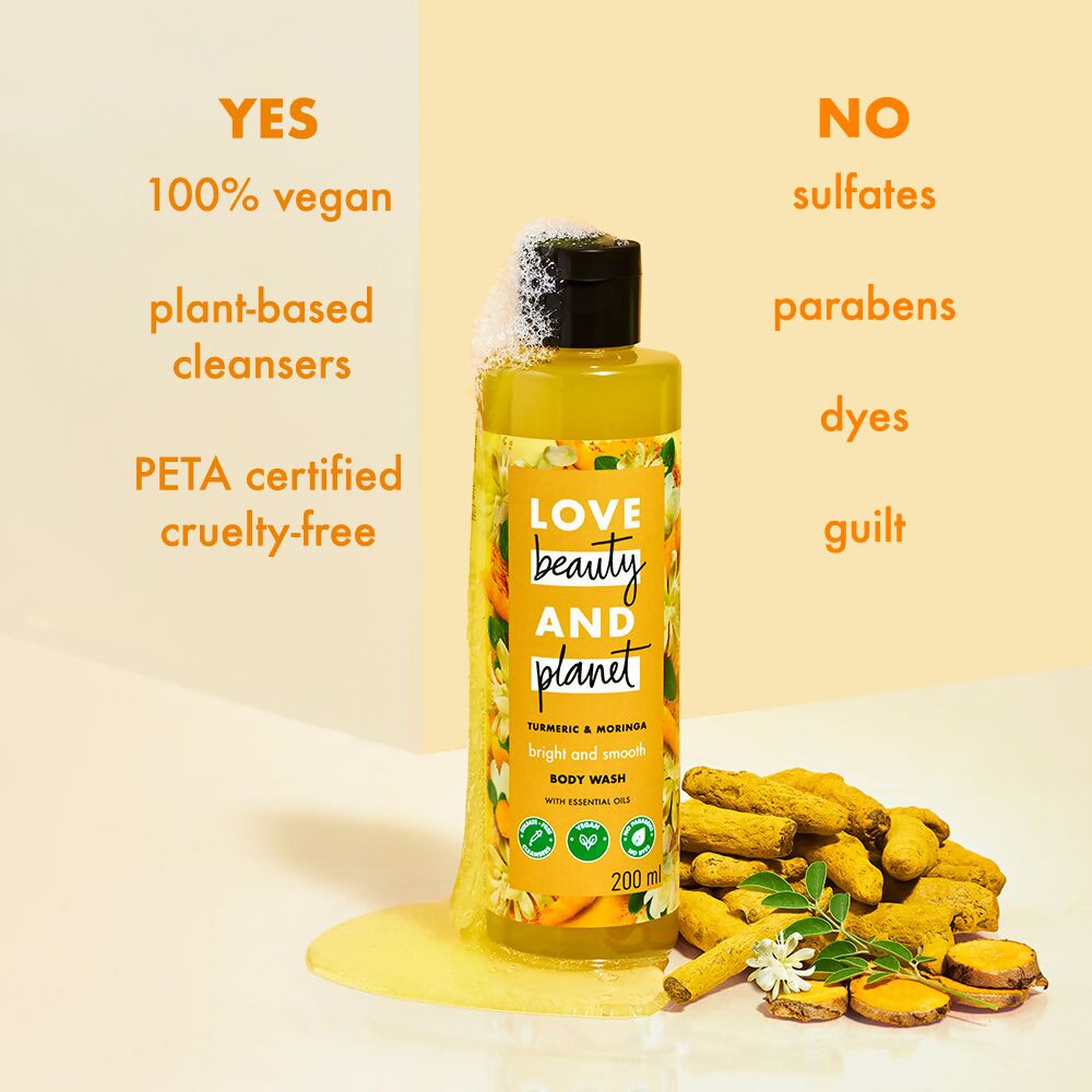 Love Beauty And Planet Turmeric & Moringa Body Wash | Grocsy