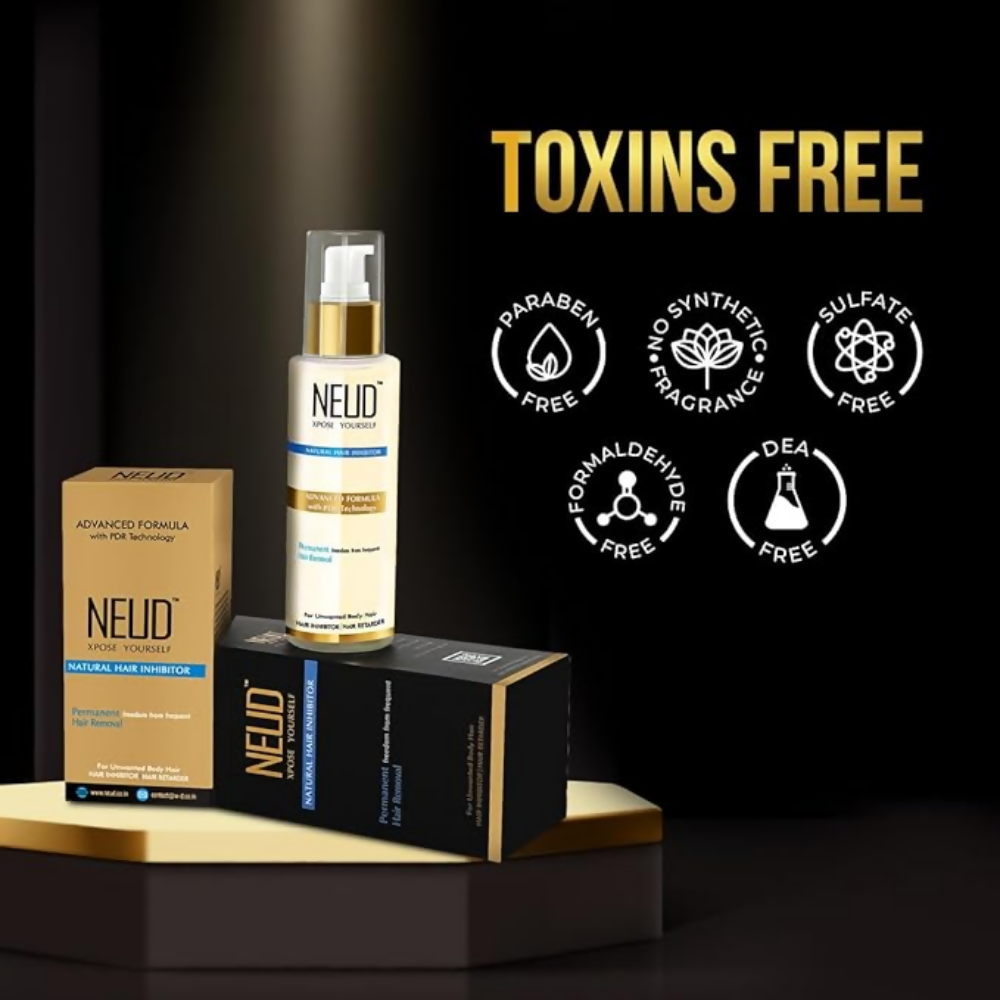 Neud Xpose Yourself Permanent Hair Reduction for Unwanted Body & Facial Hair Pack | Grocsy