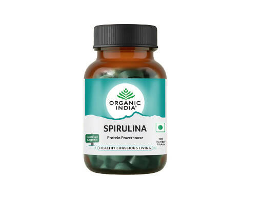 Organic India Spirulina Tablets | Grocsy