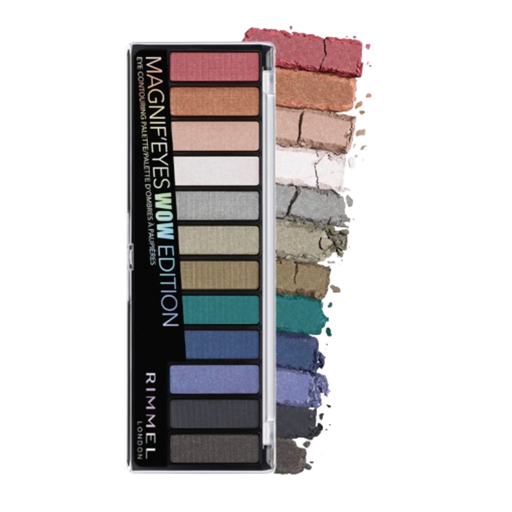 Rimmel London Magnif'eyes Eye Shadow Palette - Wow | Grocsy