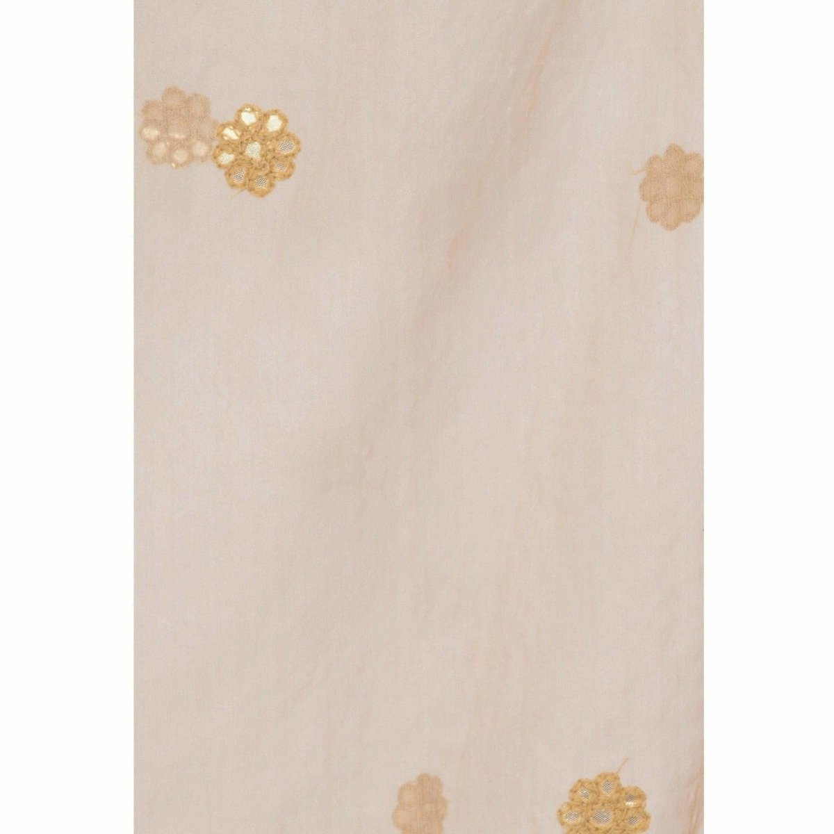 A R Silk Women's Gotta Patti Embroidery Orgenza Cotton Golden Dupattas and Chunnis | Grocsy
