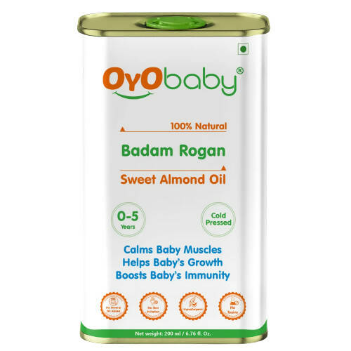 Oyo Baby Badam Rogan Sweet Almond Oil | Grocsy