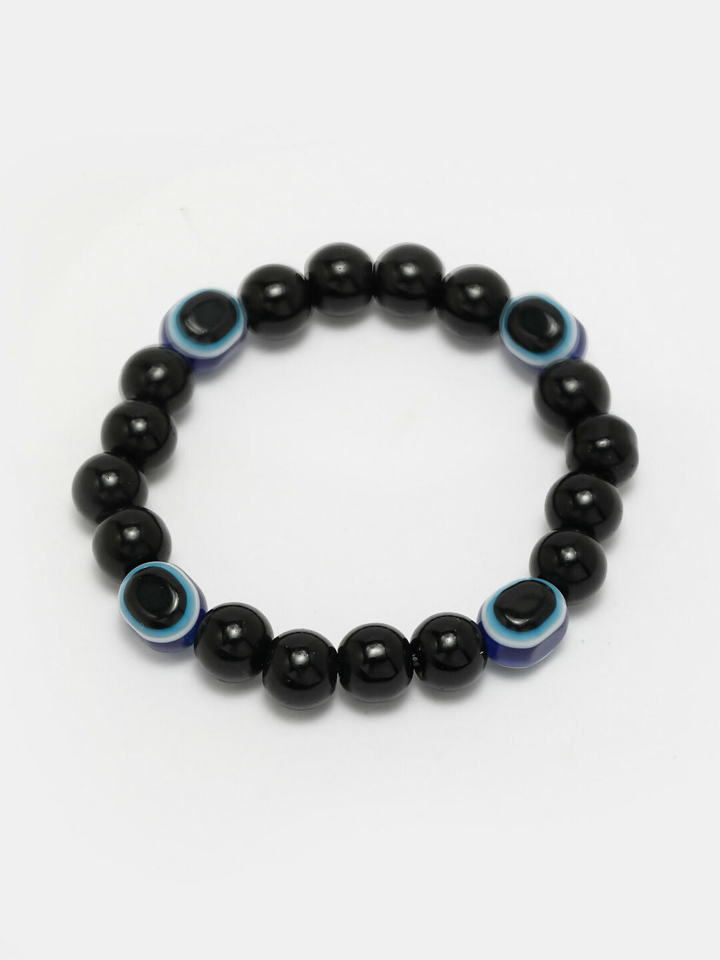 NVR Men & Women Evil Eye Beaded Adjustable Bracelet | Grocsy
