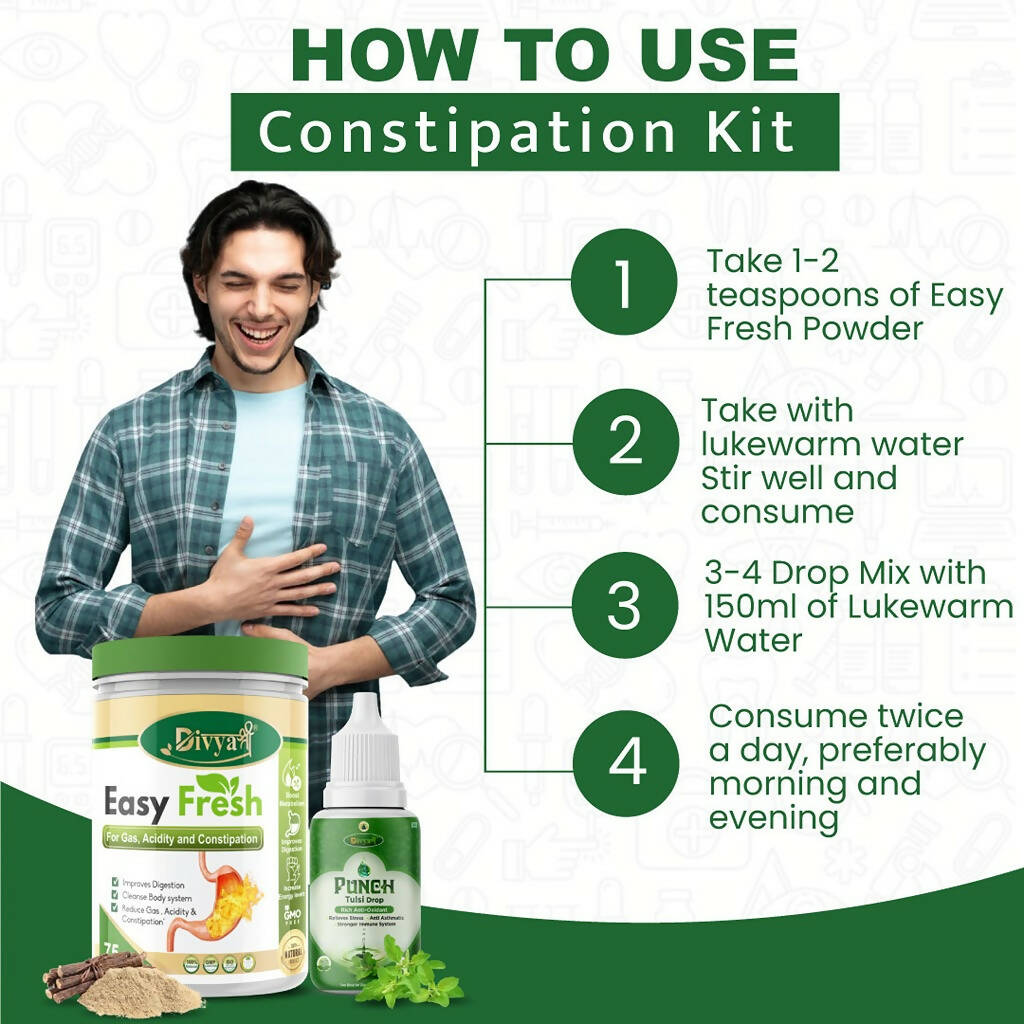Divya Shree Easy Fresh Powder and Punch Tulsi Drop Combo | Grocsy
