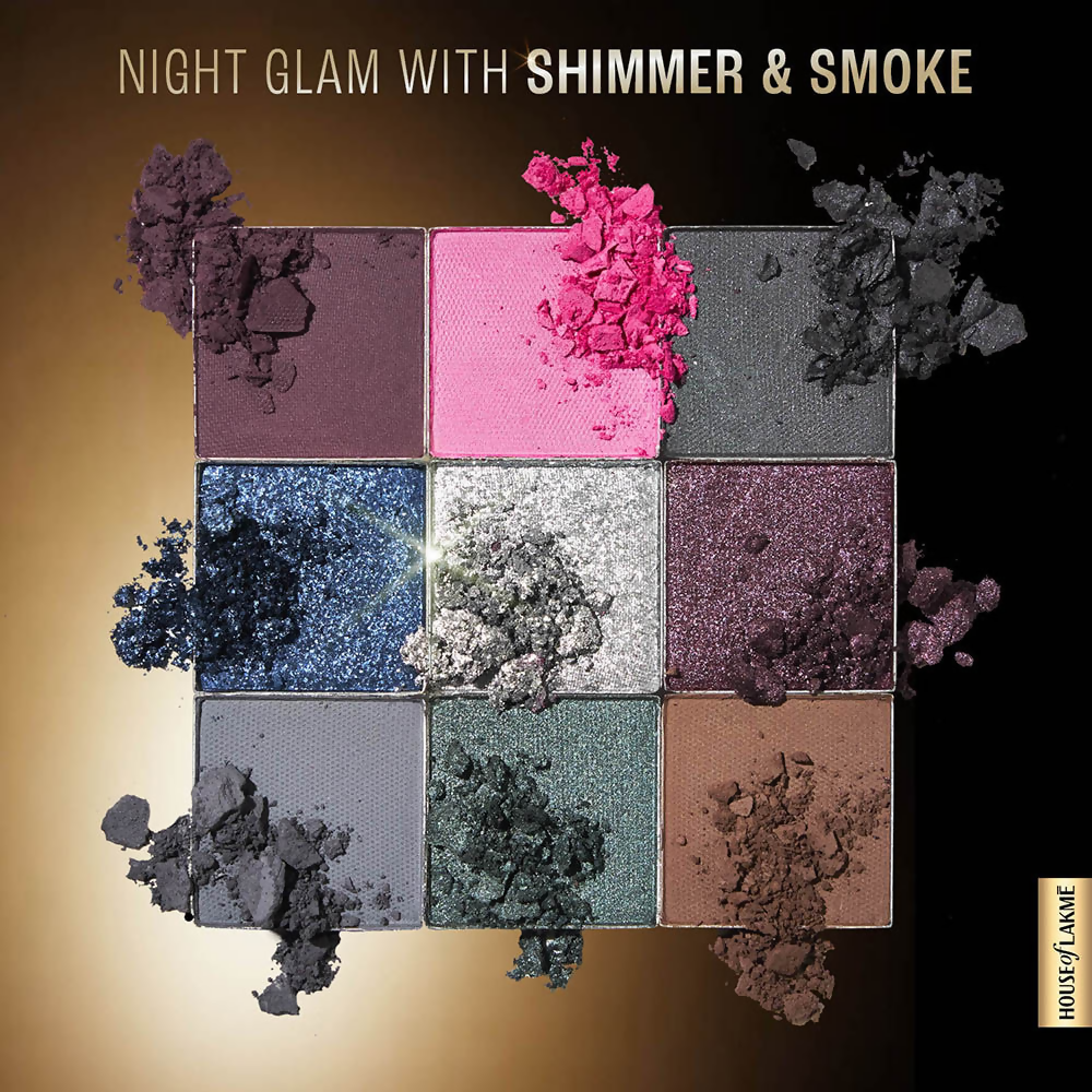 Lakme Ultimte Glam Eyeshadow - Shimer Smoke | Grocsy