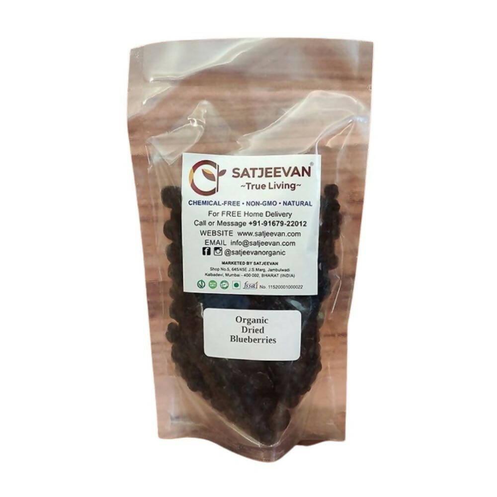 Satjeevan Organic Dried Blueberries | Grocsy