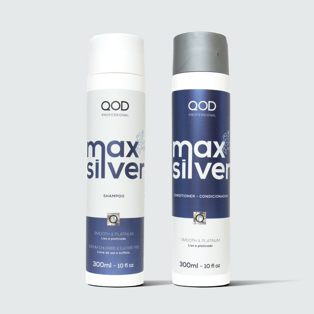 QOD Professional Max Silver Shampoo and Conditioner | Grocsy