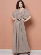 Women Republic Hand Embellished Golden Gown | Grocsy