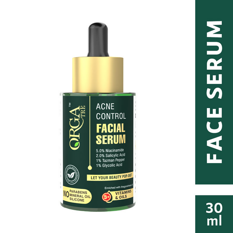 Orgatre Acne Control Facial Serum For Oily Skin | Grocsy