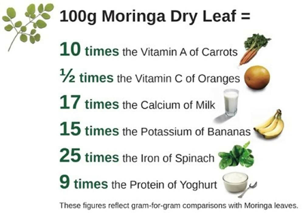 Viroga Organic Moringa Leaf Powder | Grocsy