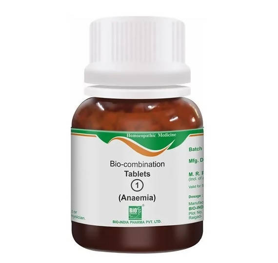 Bio India Homeopathy Bio-combination 1 Tablets | Grocsy