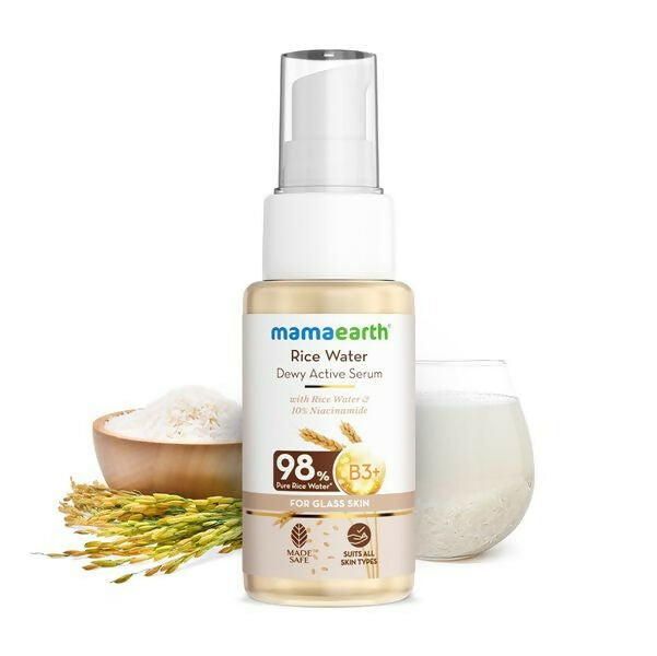 Mamaearth Rice Water Dewy Active Serum | Grocsy