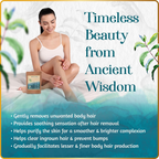 Roots and Herbs Neem and Fennel Depilatory Ubtan for Hair Removal | Grocsy
