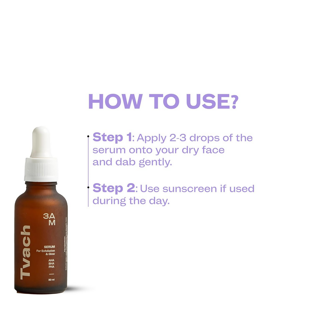 3 AM Serum For Exfoliation and Glow | Grocsy