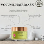 Ivory Natural Hair Volume Mask - Hair Volume And Length For Both Men & Women | Grocsy