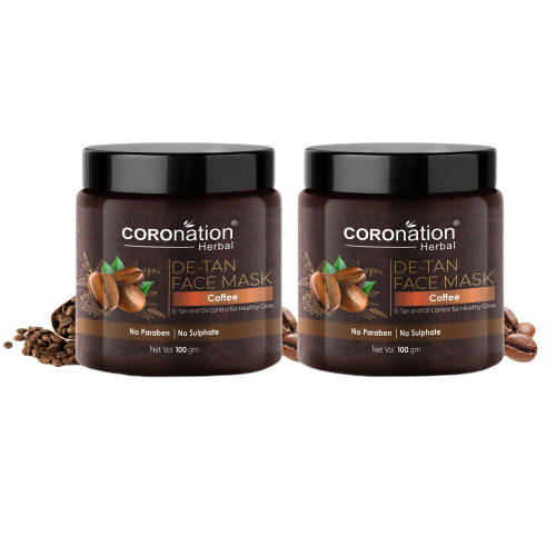 Coronation Herbal Coffee De-Tan Face Mask | Grocsy