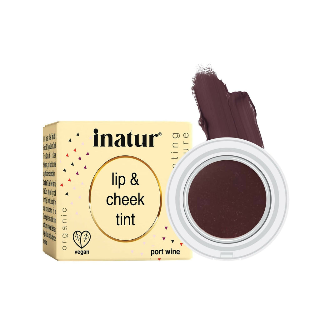 Inatur Lip and Cheek Tint Port Wine | Grocsy