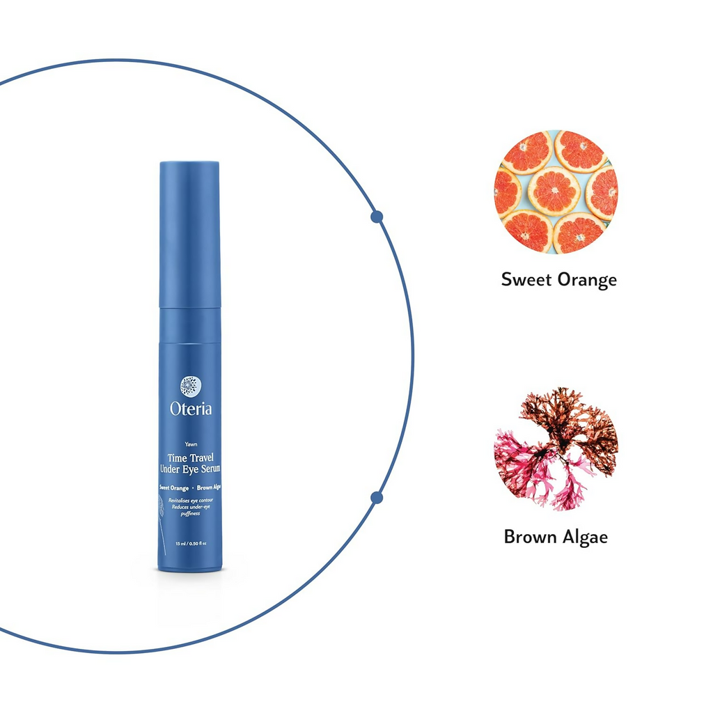 Oteria Time Travel Under Eye Serum For Dark Circle & Reduces Under-Eye Puffiness | Grocsy