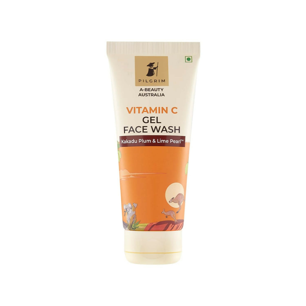 Pilgrim Australian Vitamin C Gel Face Wash For Glowing Skin With Kakadu Plum & Lime Pearl | Grocsy