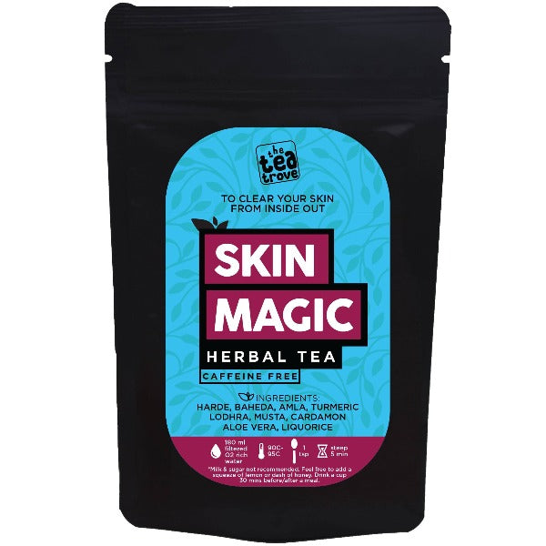 The Tea Trove - Skin Magic Herbal Tea | Grocsy