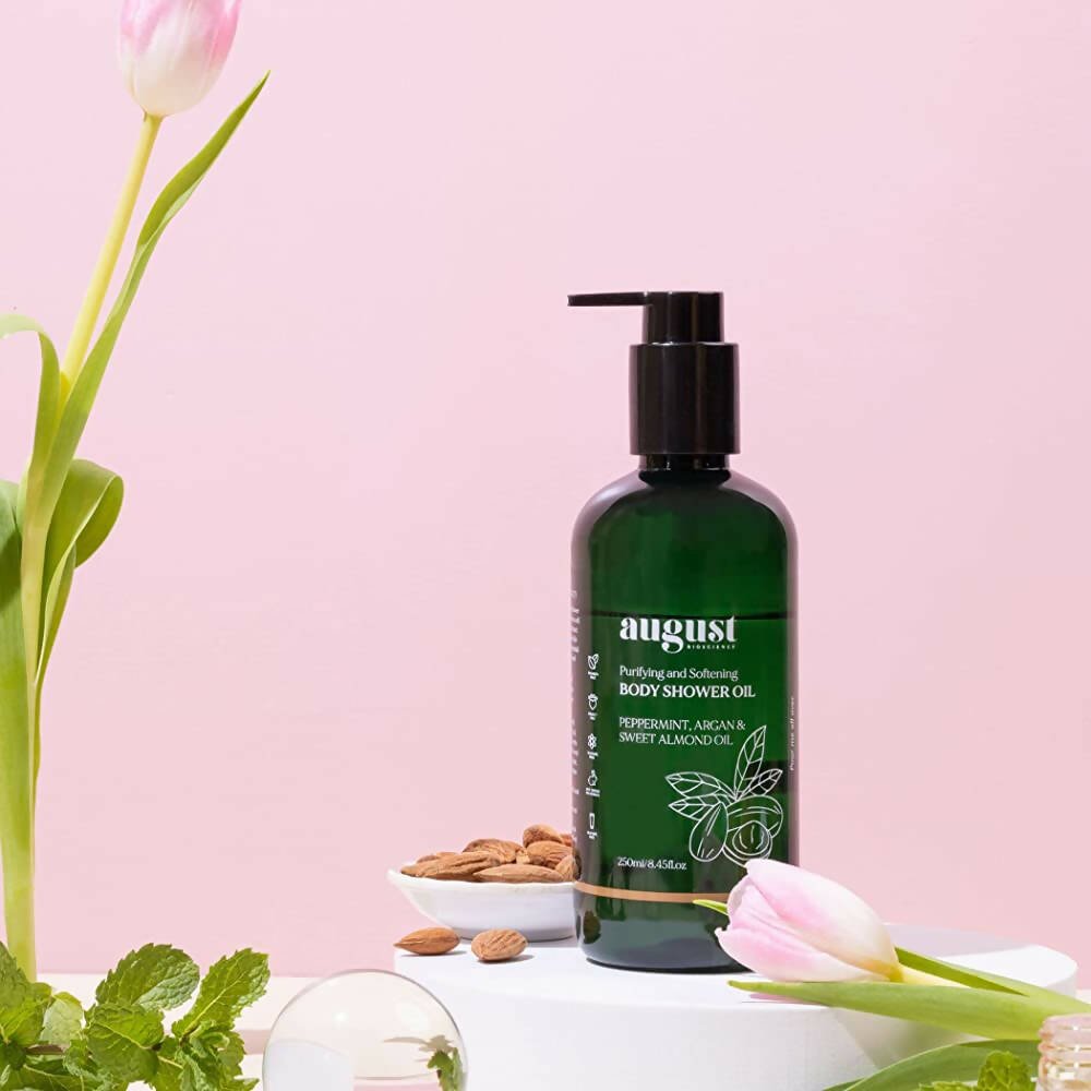 August Bioscience Purifying & Softening Body Shower Oil | Grocsy