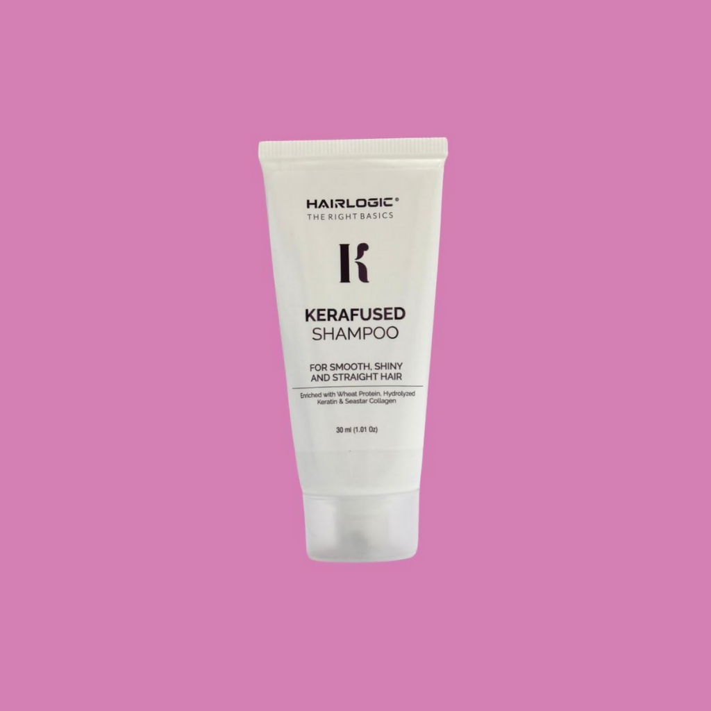 Hair Logic Kerafused Shampoo For Frizzy Hair Ideal for Men & Women | Grocsy