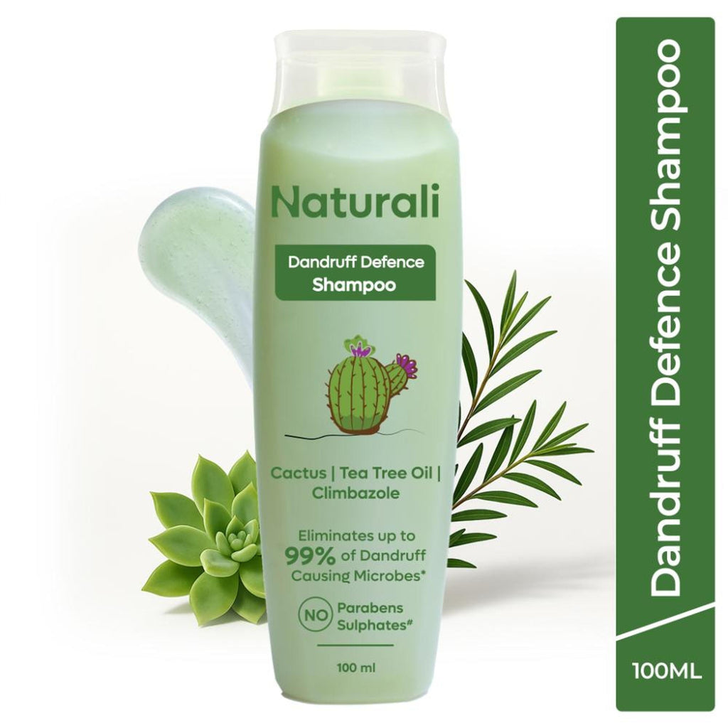 Naturali Dandruff Defence Shampoo With Cactus Extract, Tea Tree Oil & Climbazole | Grocsy