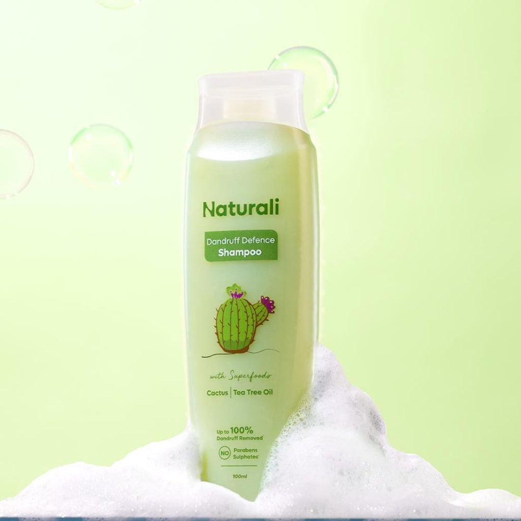 Naturali Dandruff Defence Shampoo With Cactus Extract, Tea Tree Oil & Climbazole | Grocsy