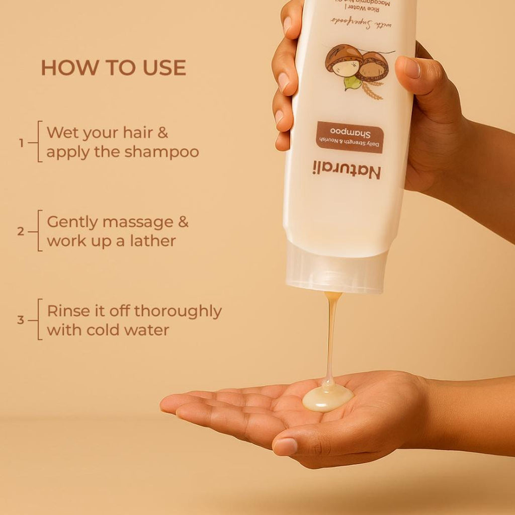 Naturali Daily Strength & Nourish Shampoo, Nourishes & Strengthens Hair | Grocsy