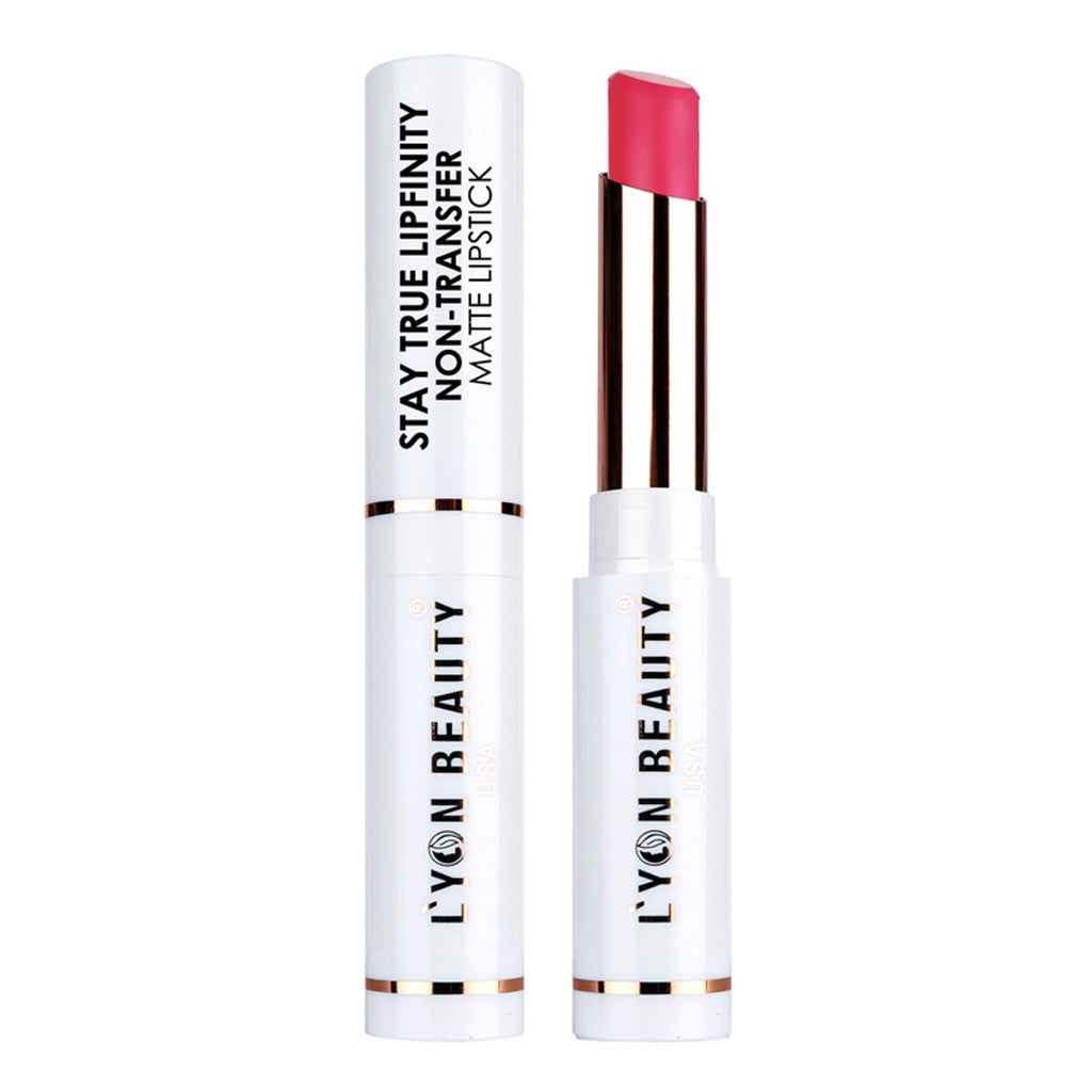 Lyon Beauty Stay True Lipfinity Non Transfer Matte Lipstick - Magenta 03 | Grocsy