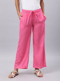 Souchii Pink Liva Palazzos | Grocsy