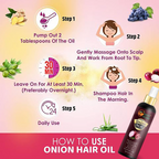 Herbs Botanica Red Onion Hair Oil | Grocsy