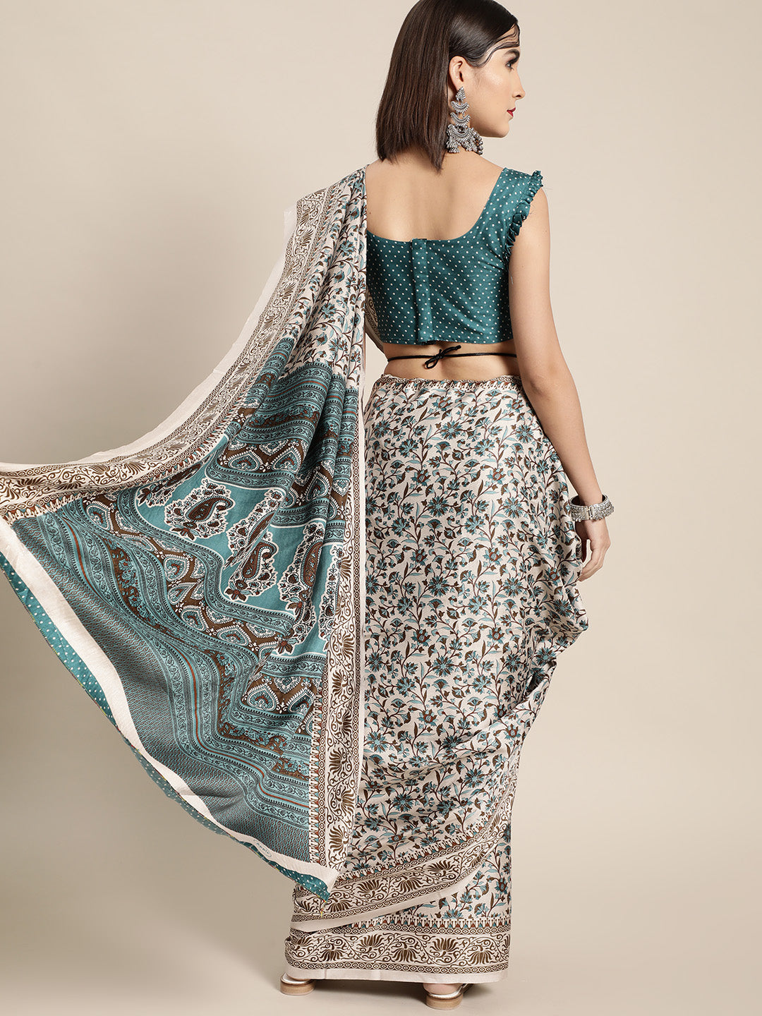 Saree Mall Ethnic Motifs Saree | Grocsy