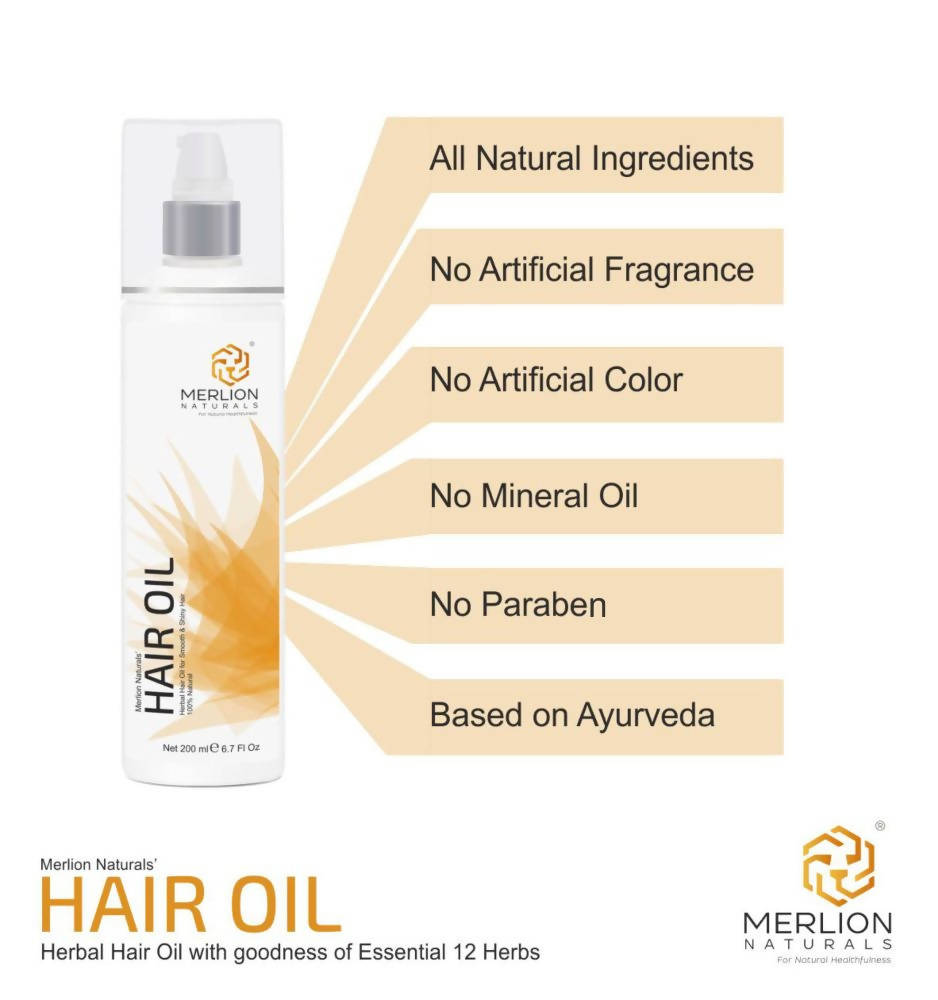Merlion Naturals Herbal Hair Oil | Grocsy