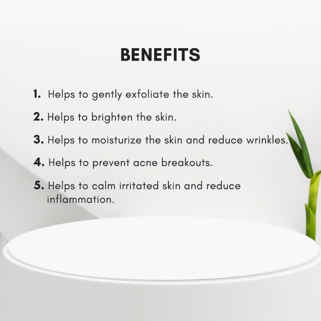 The Eco Mama Rice Granules With Cucumber Face Scrub | Grocsy