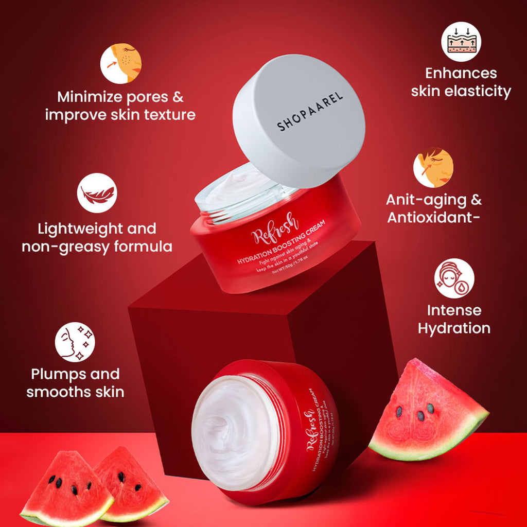 Shopaarel Refresh Hydration Boosting Cream Moisturizer | Grocsy