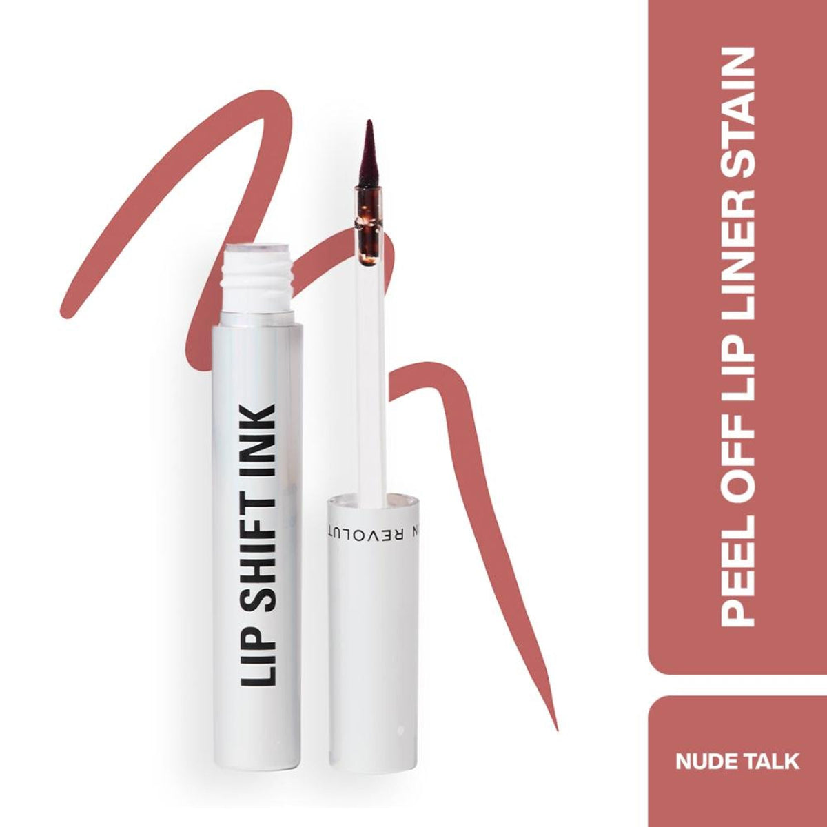 Makeup Revolution Lip Shift Ink Peel Off Lipliner Stain - Nude Talk | Grocsy