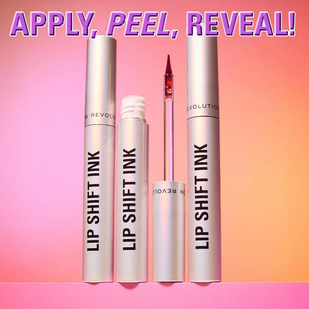 Makeup Revolution Lip Shift Ink Peel Off Lipliner Stain - Red Reveal | Grocsy