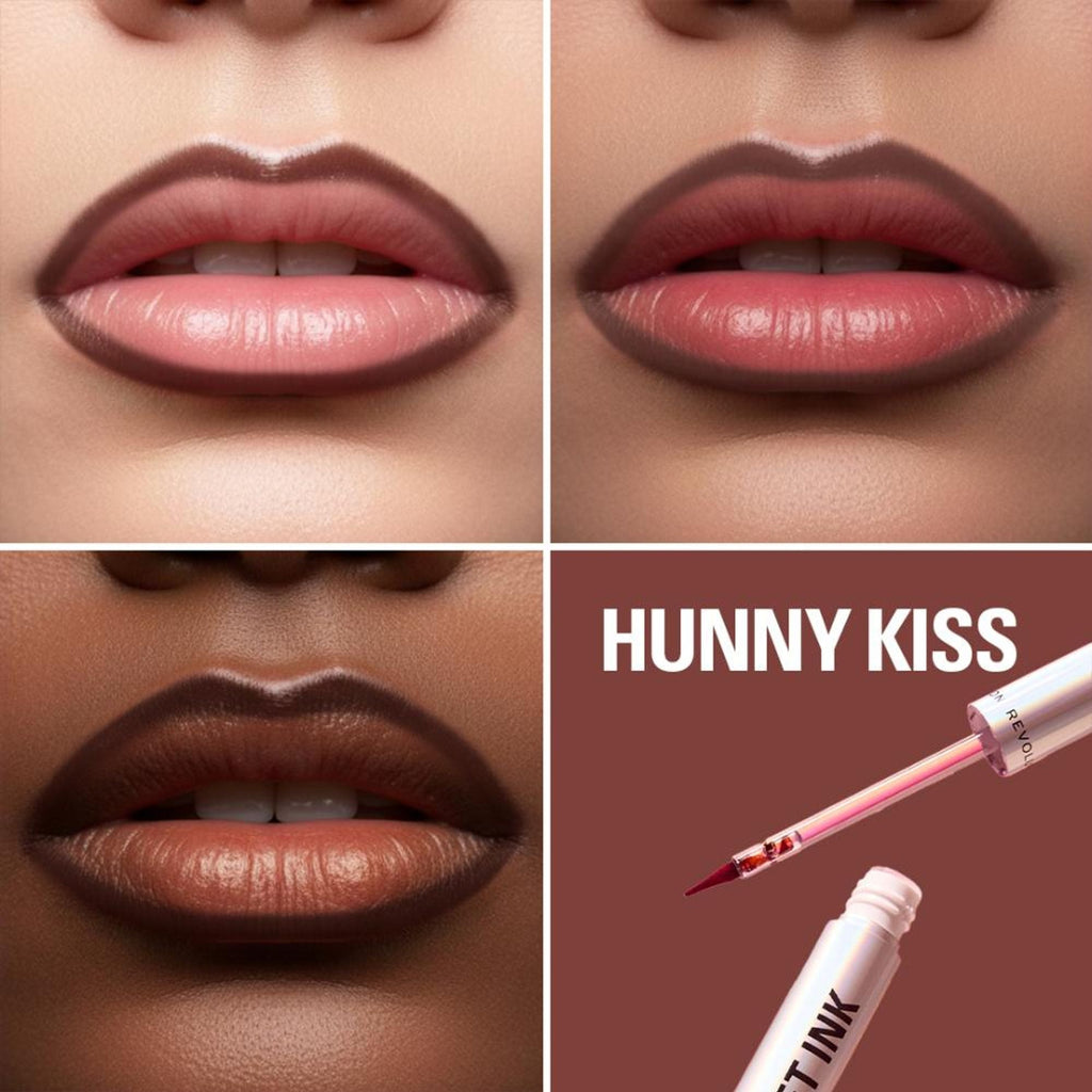 Makeup Revolution Lip Shift Ink Peel Off Lipliner Stain - Hunny Kiss | Grocsy
